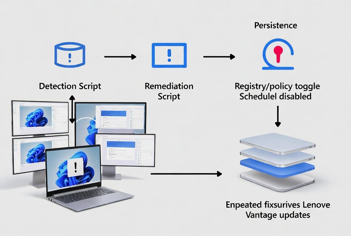 Fix Lenovo SmartSense Screen Locking with Intune Proactive Remediation