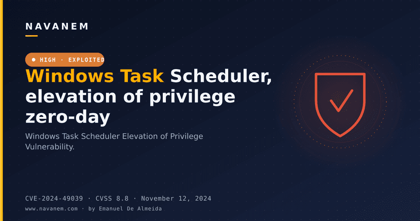 Windows Task Scheduler, elevation of privilege zero-day
