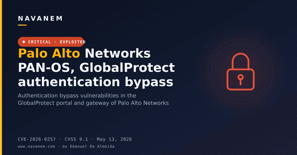 Palo Alto Networks PAN-OS, GlobalProtect authentication bypass