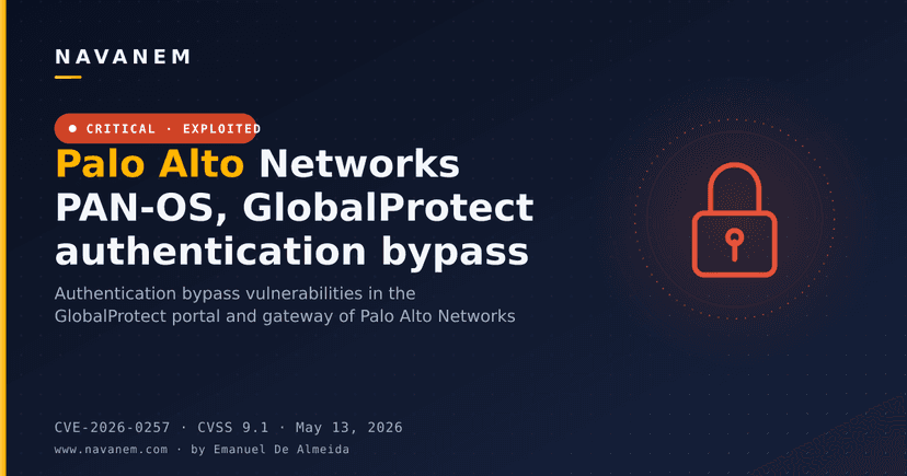Palo Alto Networks PAN-OS, GlobalProtect authentication bypass