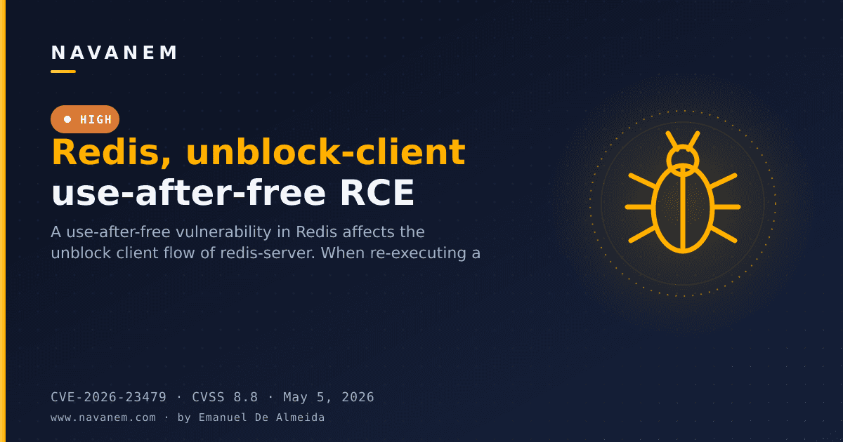 Redis, unblock-client use-after-free RCE