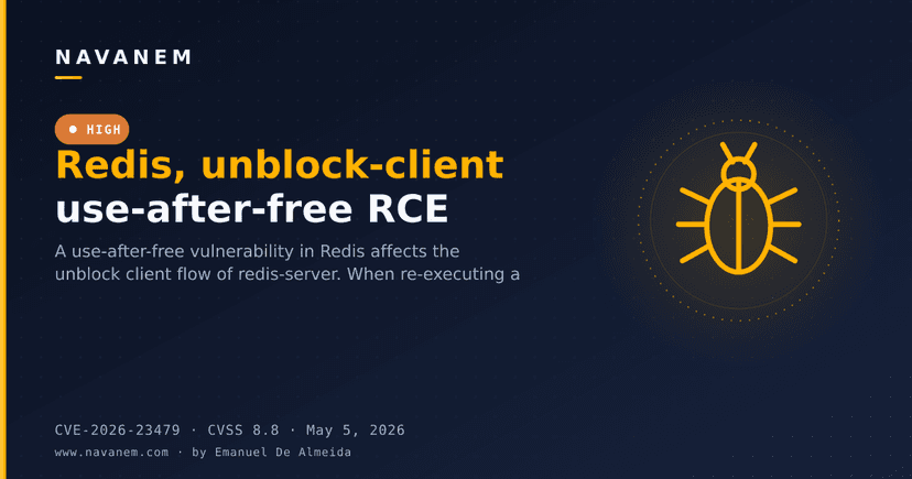 Redis, unblock-client use-after-free RCE