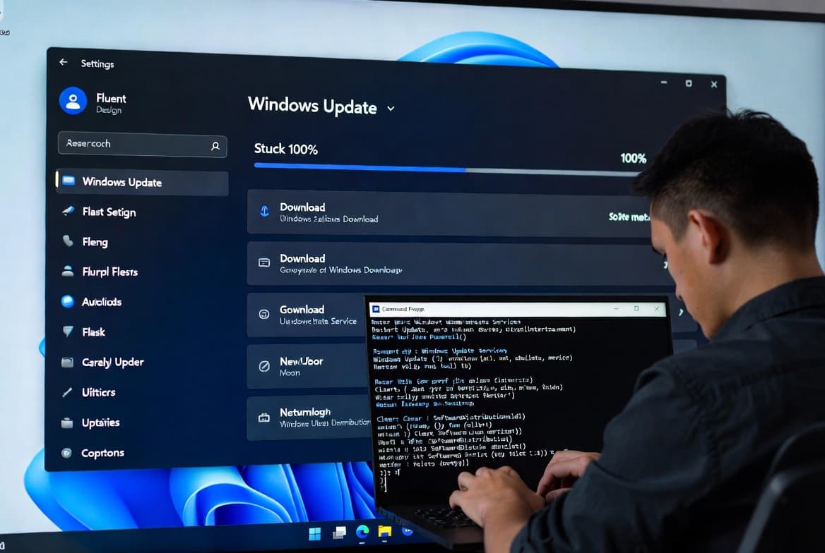 KB5093998 Stuck at 100%: Fix Windows 11 Update Failure
