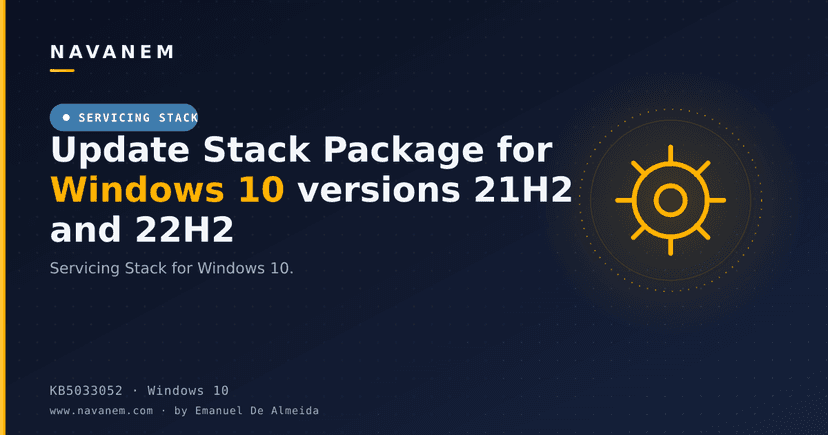 KB5033052: Update Stack Package for Windows 10 versions 21H2 and 22H2
