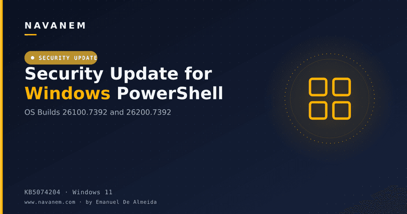 KB5074204: Security Update for Windows PowerShell (OS Builds 26100.7392 and 26200.7392)