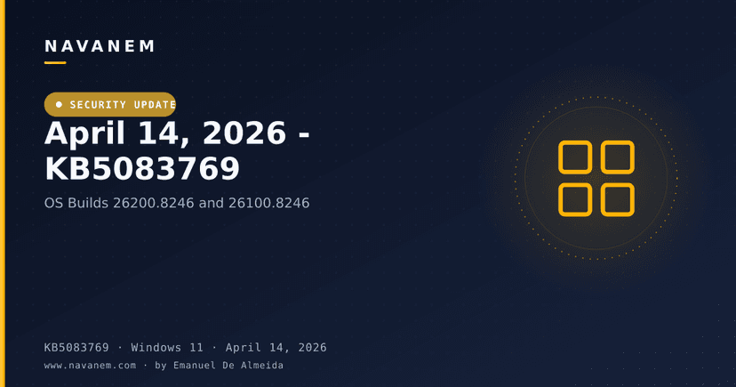 April 14, 2026 - KB5083769 (OS Builds 26200.8246 and 26100.8246)