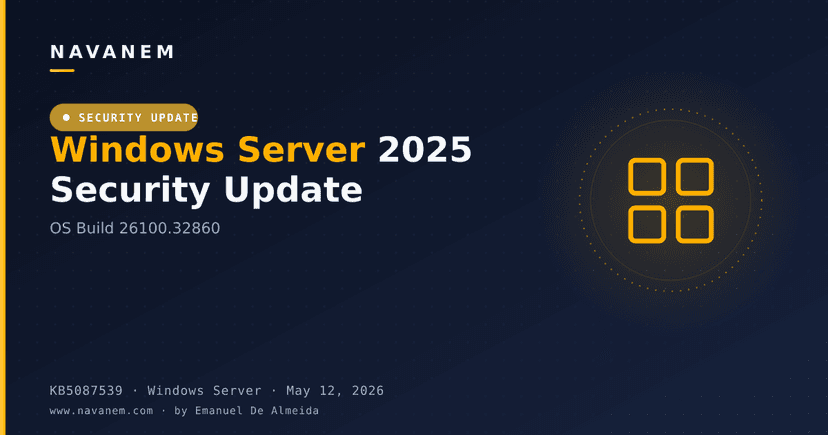 KB5087539 - Windows Server 2025 Security Update (OS Build 26100.32860)