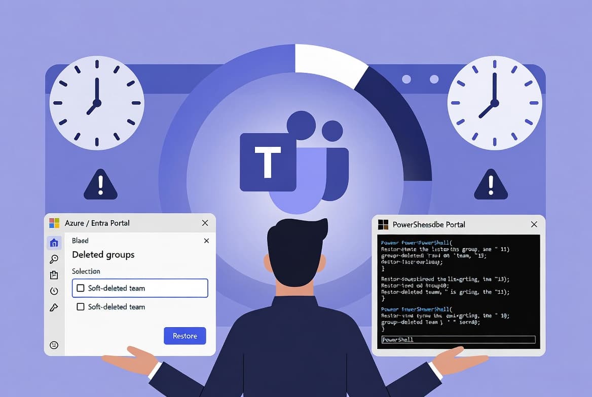 Restore Deleted Microsoft Teams Team: PowerShell & Portal