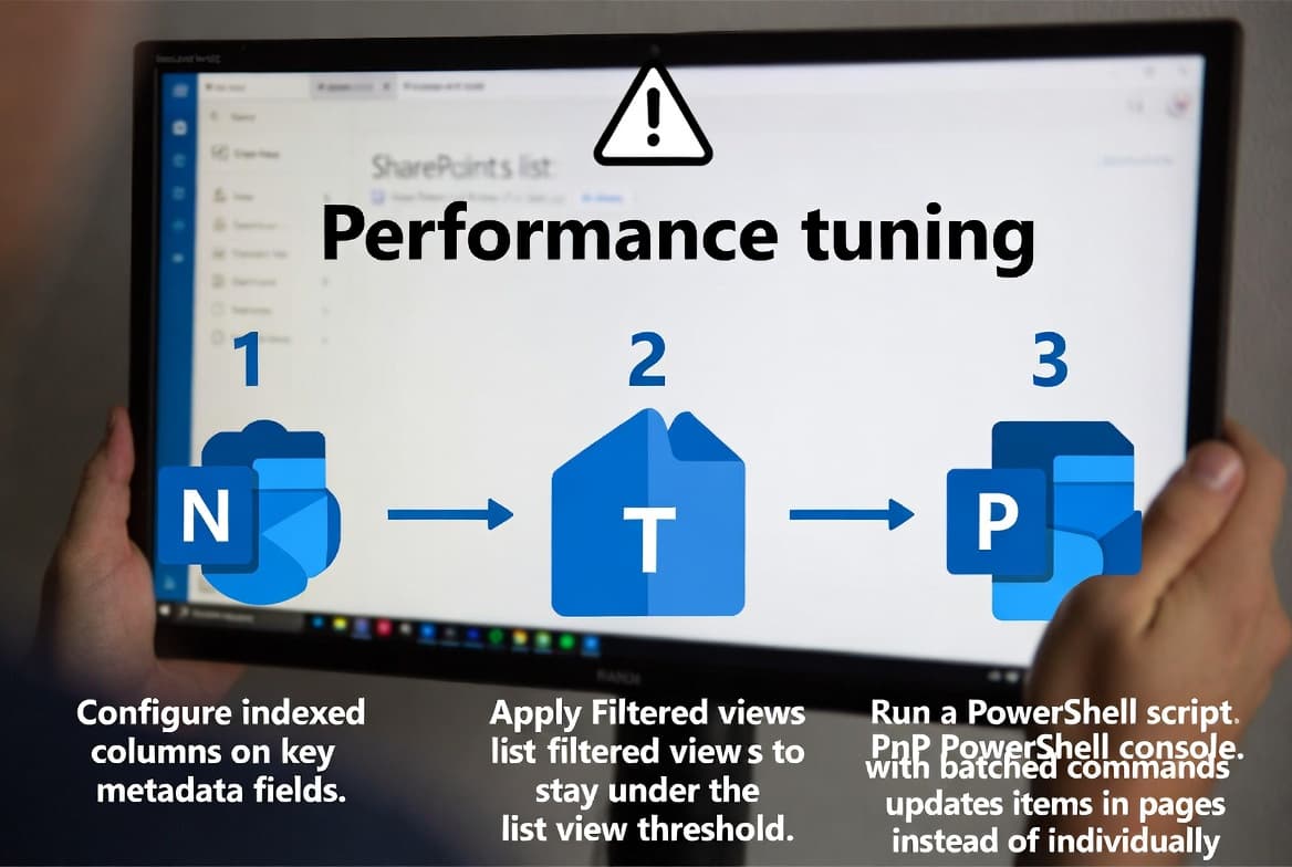 SharePoint Online Large Document Libraries: 5-Step Optimization Guide