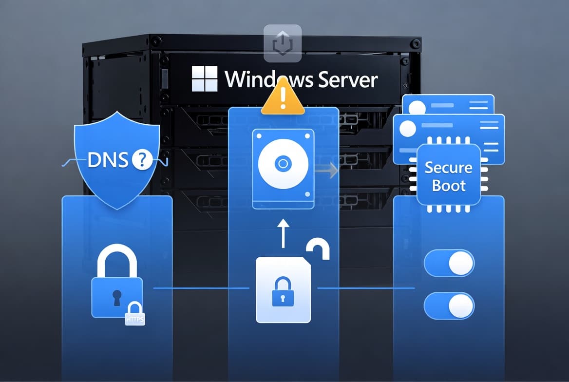 Windows Server 2025 June Update KB5094125: DoH, BitLocker Fix